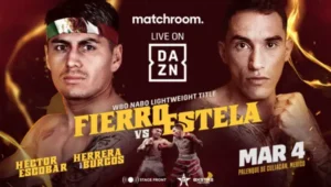 Angel Fierro vs. Eduardo Estela