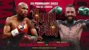Floyd Mayweather vs. Aaron Chalmers 2023